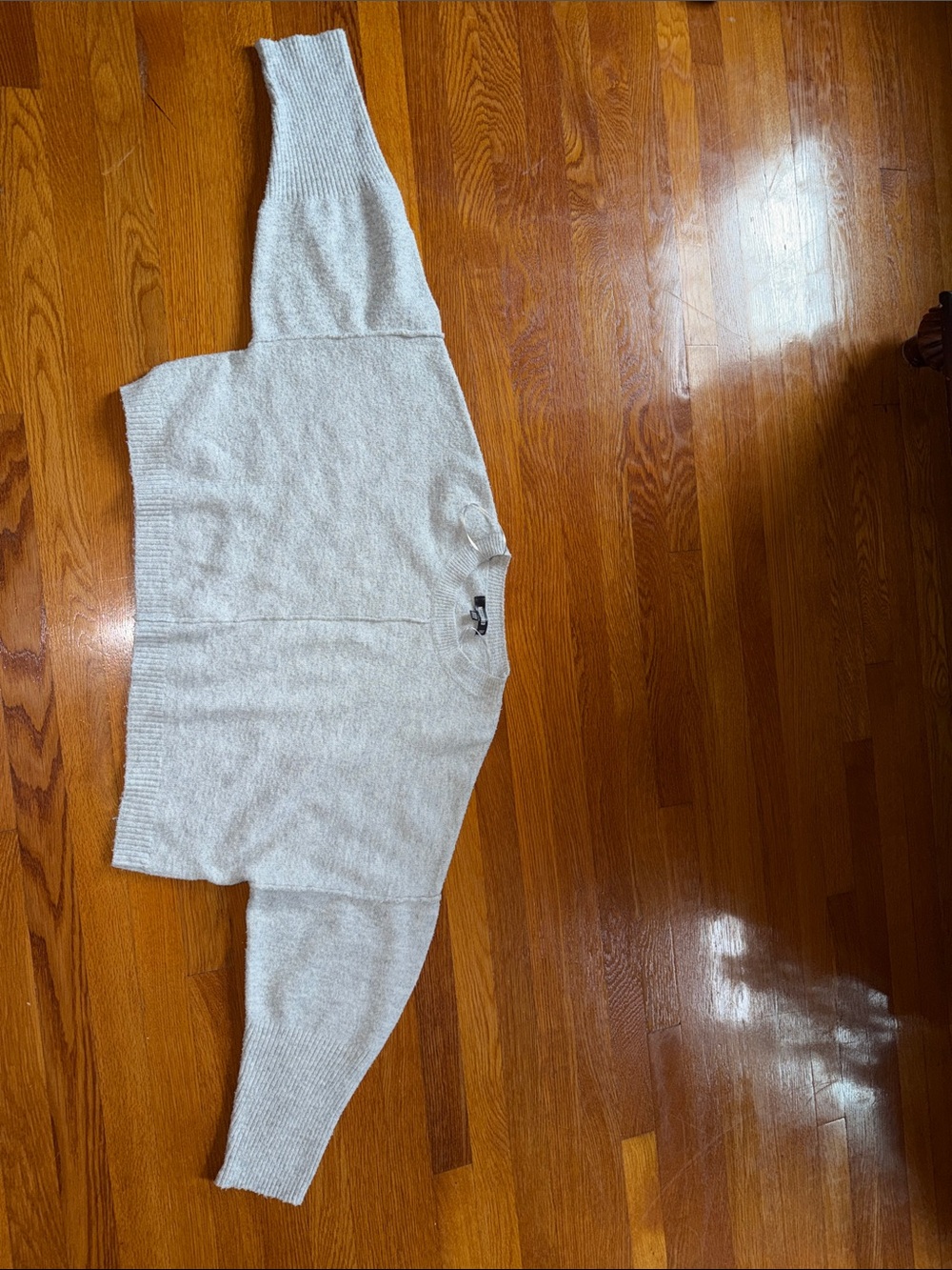 Missguided + Light Grey Cropped Boxy Sweater
